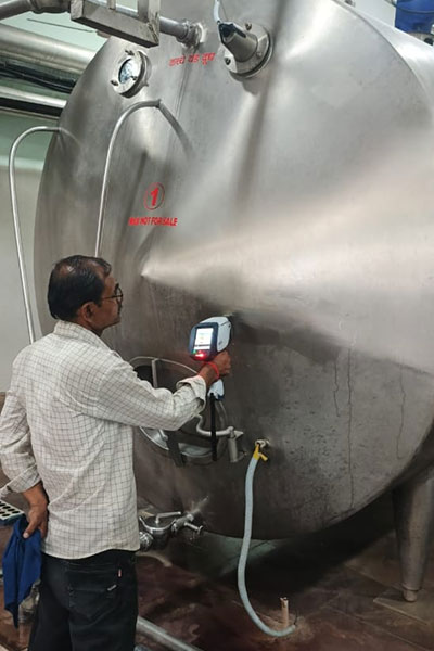 While Testing at Site